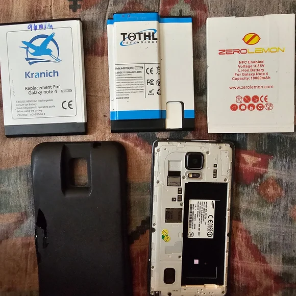 Samsung Smartphone with Black Display
